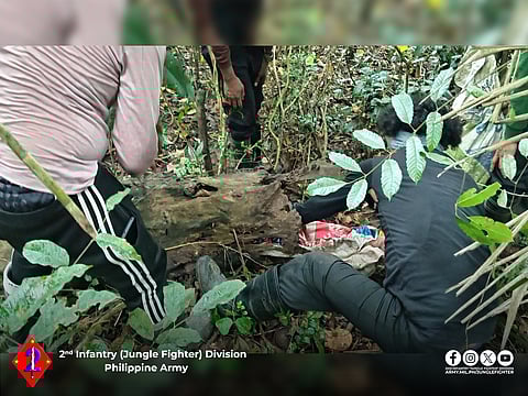 Civilian tip leads to recovery of NPA weapons in Batangas