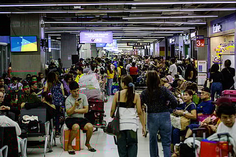 The situation at the Parañaque Integrated Terminal Exchange (PITx) in Parañaque City on Wednesday, 17 December 2025, eight days before Christmas, shows an increased influx of passengers traveling to their respective provinces. This has led to a higher volume of people at the terminal.