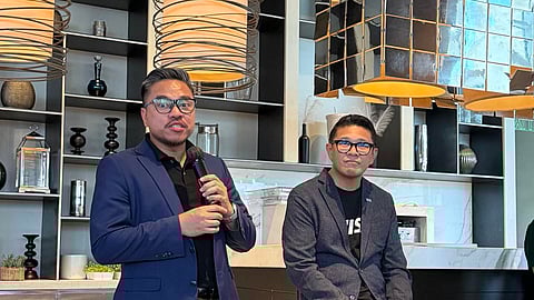 Visa Director and Head of Data Science for the Philippines and Cambodia, Josh Bosiños (left) and Visa Philippines Country Manager Jeffrey Navarro.