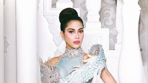 Our very own Chelsea Fernandez at the 2025 Miss Cosmo Pageant 