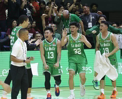TOPEX Robinson and the La Salle Green Archers savor the moment after winning the UAAP Season 88 men’s basketball crown.
