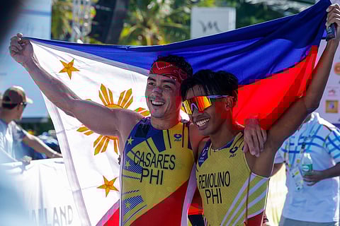 DESPITE falling ill due to food poisoning, Remolino and Fer Casares still delivered medals for Team Philippines in the triathlon competition of the 33rd Southeast Asian Games.