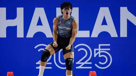 ALBERT delos Santos has what it takes to shine at the international level following a solid performance in the weightlifting competition of the 33rd Southeast Asian Games.