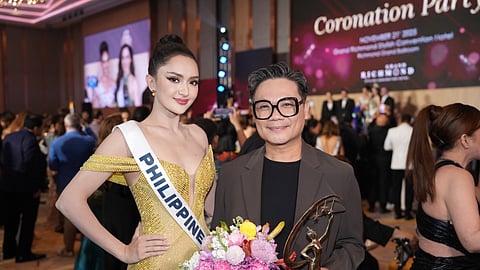 Beauty Queen Maker Jonas Gaffud and 2025 Miss Universe PH Ahtisa Manalo