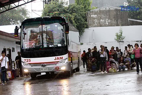 PASSENGERS started arriving at a bus terminal in Quezon City on Saturday, 20 December 2025, as many prepare for Christmas travel.