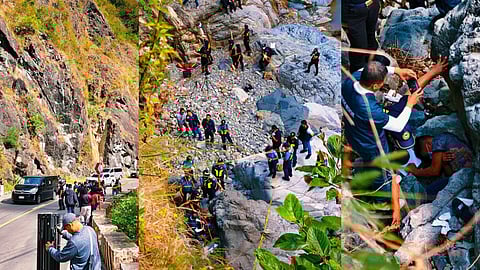 BINABALIK-TANAW ang huling sandali ni dating DPWH Usec. Maria Catalina Cabral sa reenactment sa Kennon Road sa Tuba, Benguet, kung saan umano siyang nahulog sa Bued River.