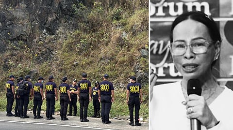 PRO Cordillera establishes a task force to lead the investigation into the death of former DPWH Undersecretary Maria Catalina Cabral.