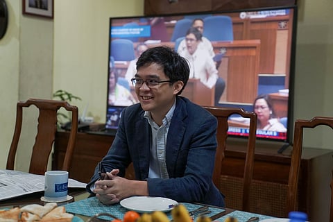 REP. Leandro Leviste during his visit to DAILY TRIBUNE