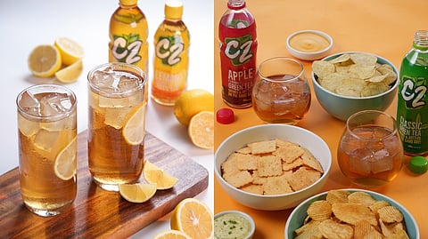 FLAVORS for every moment. Lemon, Apple, Green Tea, Dalandan or Freeze Melon: Whichever you reach for, all C2 flavors are made from 100 percent natural tea leaves, which naturally contain antioxidants.