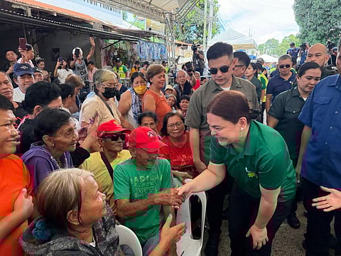 Vice President Inday Sara Duterte took time to visit the Pasko Pahalipay sa Taal 2025, an annual traditional gift-giving activity by the Duterte family on Christmas Day.