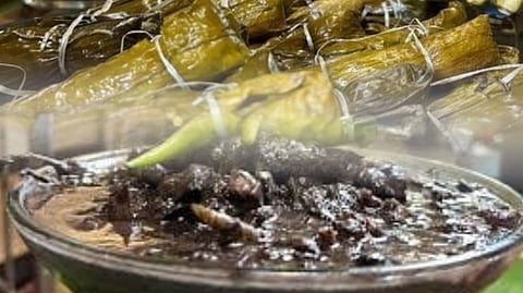 Suman meets sweet dinuguan