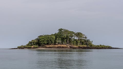 AN ISLAND on the Bijagos Archipelago. 