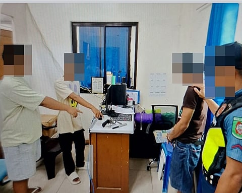 BULACAN police display seized a .38 revolver and an improvised pen gun after arresting a 41-year-old man accused of terrorizing his community on Christmas Day. 