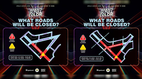 Makati sets traffic rerouting on New Year’s Eve countdown