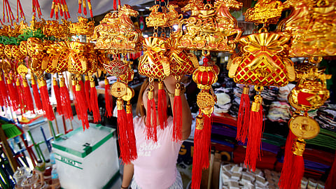 (December 27, 2025) The Sale’s ladies were seen arranging their selling of horse lucky charms for the year 2026 at Commonwealth Market in Quezon City on Saturday, 27 December 2025.