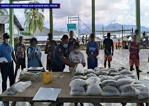 PNP: P26.36-M worth of suspected Marijuana washed ashore in Palawan