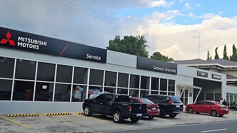 FRONTING Connecticut Street, Mitsubishi Gateway Greenhills operates a 2,000-square-meter facility with service bays and customer areas serving San Juan motorists.