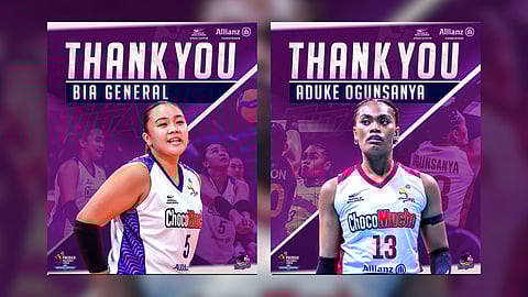 Choco Mucho Flying Titans bid goodbye to Bia General and Aduke Ogunsanya, signalling the start of the reset of the team. 