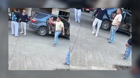 The driver who was seen in a road rage near the Igorot Stone Kingdom in Baguio was not fortunate as his vehicle after the Land Transportation Office (LTO) suspended his license for 90 days and asked him to explain why his license should not be revoked for his action where he was seen carrying a gun. Aldwin Quitasol. Photo grab from the viral video.