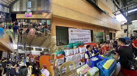 Relief operations are ongoing for the victims of the fire that hit a residential area in Commonwealth, Quezon City last 28 December 2025. 