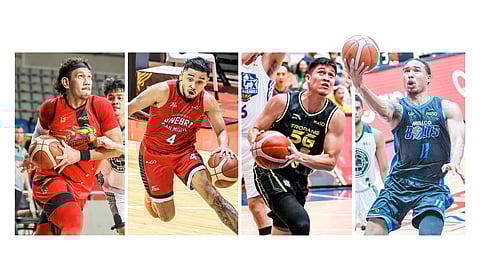 SAN Miguel Beer’s June Mar Fajardo, Ginebra’s RJ Abarrientos, TNT’s Calvin Oftana and Meralco’s Chris Newsome take the spotlight when the PBA Season 50 Philippine Cup semifinals action begins on Sunday.