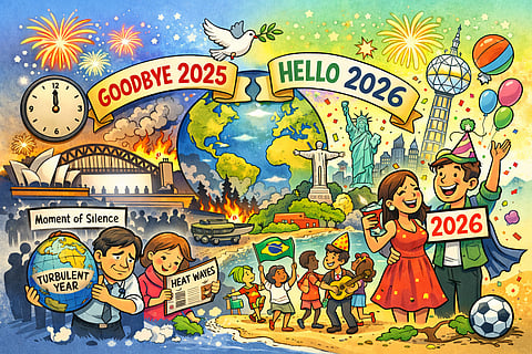 World bids farewell to 2025, a year of Trump, truces and turmoil