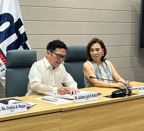 IBPAP officials Jack Madrid, president and CEO, and Celeste Ilagan, Chief Operating Officer.