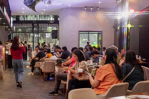 LEVEL up squad dining. 