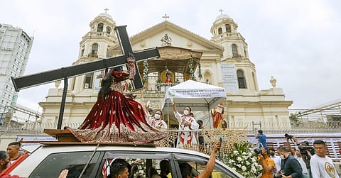 Nazareno image blessing draws faithful to Quiapo