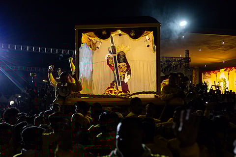 Devotees sacrifice enduring traffic and massive crowds every 9 January to follow the Black Nazarene.