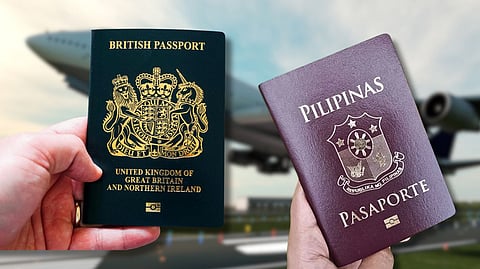 THE newest British passport versus the latest Philippine passport.