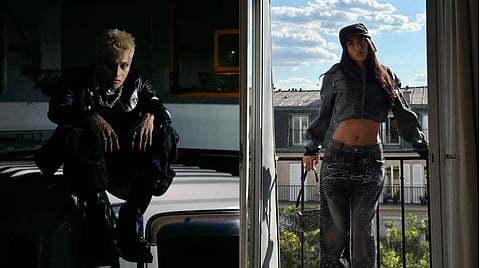 SB19's Ken Suson and Filipino model Jennica Sanchez.