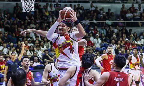 JUNE Mar Fajardo and the San Miguel Beermen are eager to get back at Barangay Ginebra to knot the PBA Season 50 Philippine Cup semifinals series in Game 2.