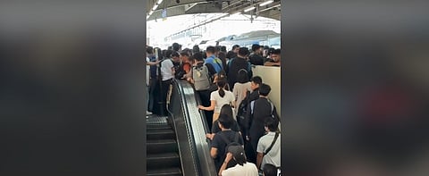 MRT-3 apologizes for overcrowding at Cubao station