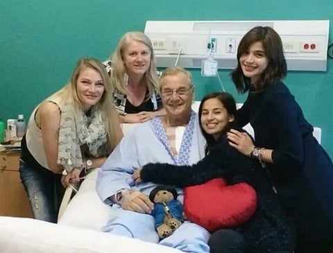 Anne and Jasmine Curtis-Smith with their late father James Ernest Curtis-Smith