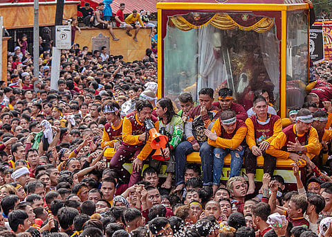 Traslacion of the Black Nazarene over the years