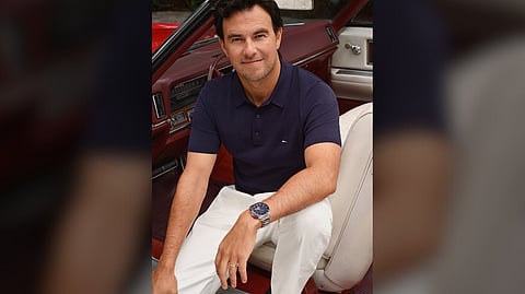 F1 driver and Tommy Hilfiger brand ambassador Sergio Pérez.