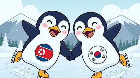 South Korean president tries penguin diplomacy