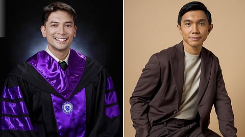 FROM actors to lawyers: Nico Antonio (right) and Luke Jickain open a new career chapter.