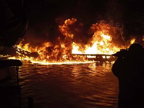 Rio Hondo Wharf blaze destroys 2 vessels