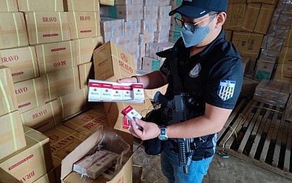 Raid yields P106-M smuggled cigarettes