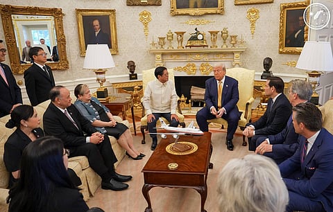 US PRESIDENT Donald Trump told Philippine President Bongbong Marcos to "make the Philippines great again" in their 22 July 2025 meeting. 
