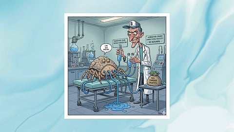 A PROTEIN called ‘Factor C’ is extracted from the blood of horseshoe crabs for use in testing the safety of biomedical products. 