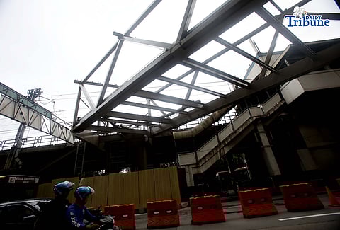 Kamuning footbridge update