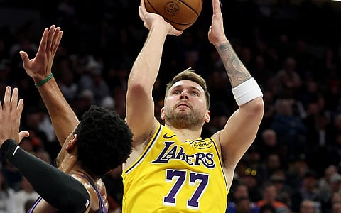 LUKA Doncic weaves his magic but couldn’t get the job done as the Los Angeles Lakers suffered a 112-124 loss to the lowly Sacramento Kings in the NBA regular season.