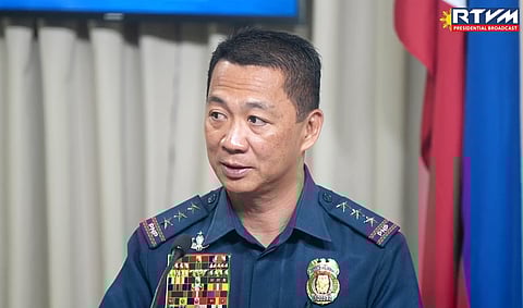 PNP Chief Lt. Gen. Jose Melencio Nartatez Jr.