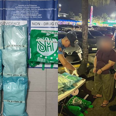 Police arrested a 26-year-old woman in Pasay City after seizing P81.6 million worth of suspected shabu during a late-night drug operation along Seaside Boulevard.