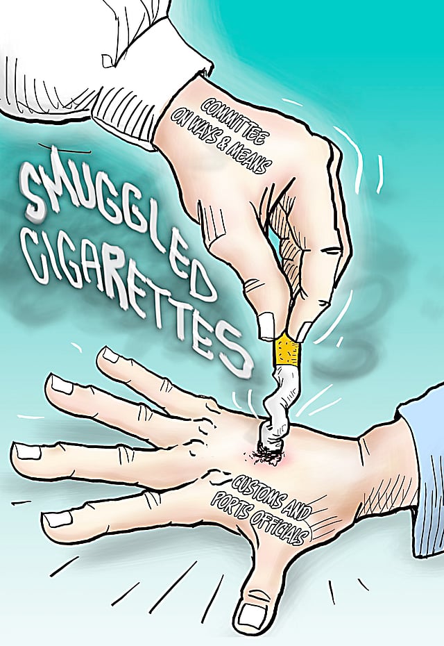 Bootleg tobacco scorches Customs