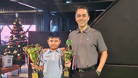 NORMAN Sto. Domingo is proud of the achievements of his students, including eight-year-old Asher Abad.