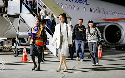 Chinese nationals arriving in Philippine airport